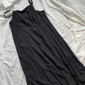 Black Jumper Dress with slit!